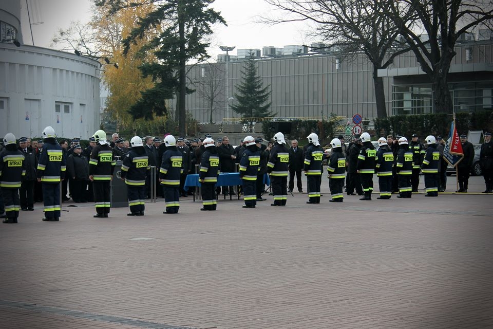 (16.11.2013) -  Przekazanie sprzętu dla OSP /Poznań