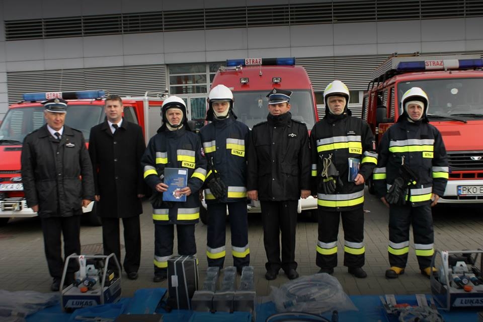 (16.11.2013) -  Przekazanie sprzętu dla OSP /Poznań