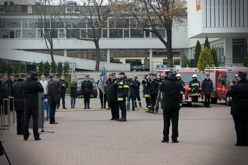 (16.11.2013) -  Przekazanie sprzętu dla OSP /Poznań