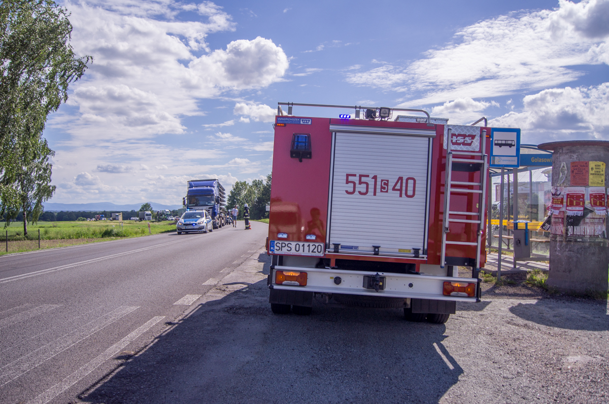 07.06.2017 - Wypadek drogowy - Golasowice