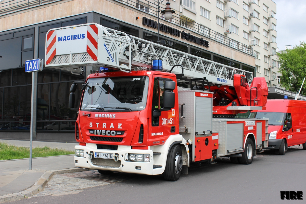 301[W]51 - SD 37 Iveco 160E30/Magirus - JRG 1 Warszawa