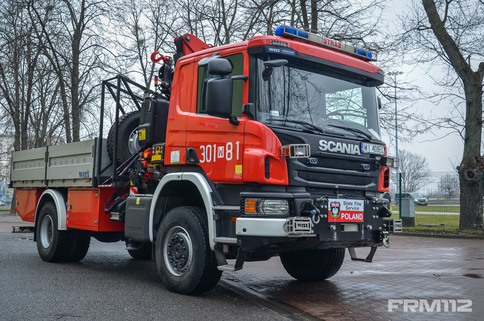 301[W]81 - SCKw Scania P320/WISS - JRG 1 Warszawa