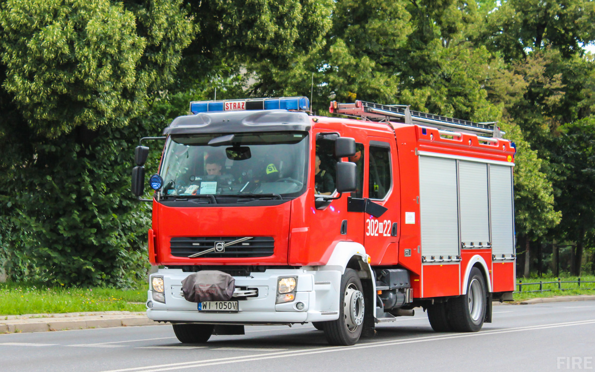 302[W]22 - GBA 2,5/16/40 Volvo FL 4XR3/Bocar - JRG 2 Warszawa