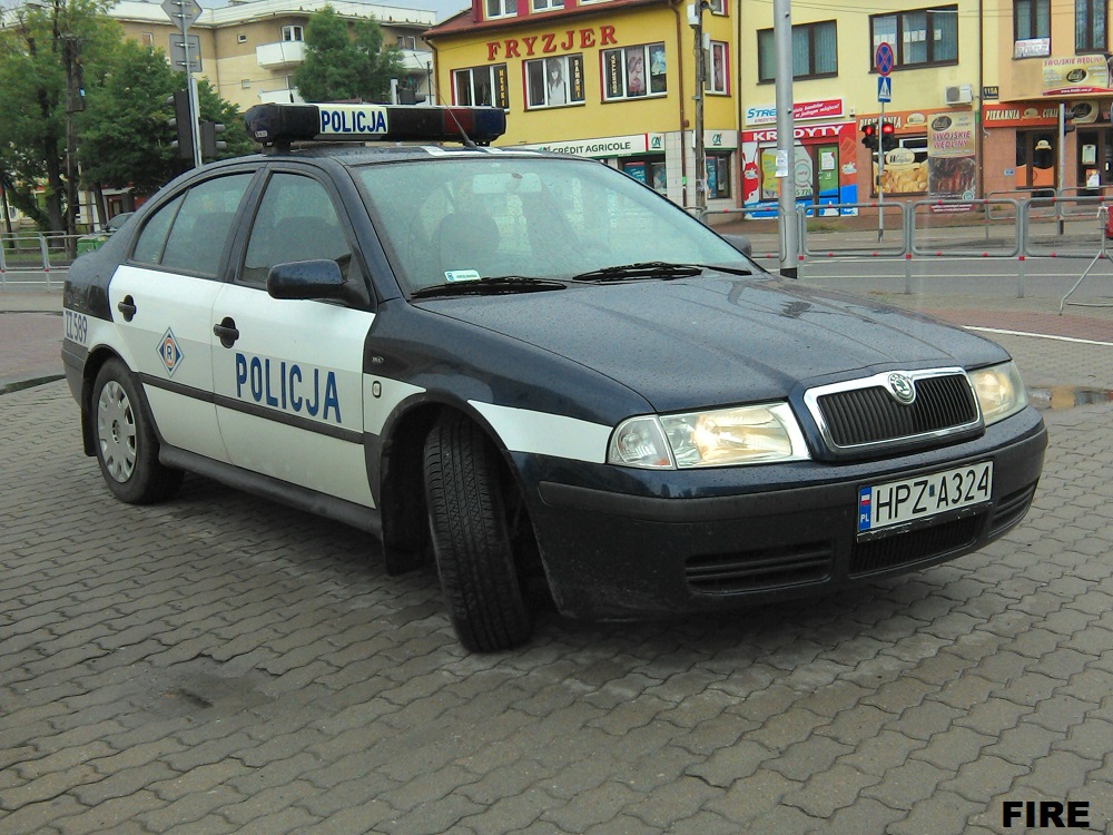 ZZ589 - Skoda Octavia - KPP Mińsk Mazowiecki