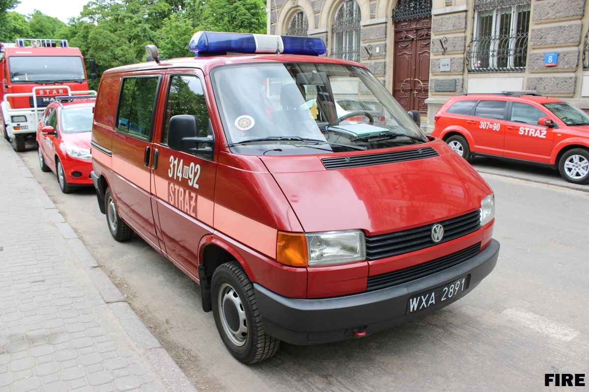 314[W]91 - SLRr Volkswagen Transporter T4 - JRG 14 Warszawa