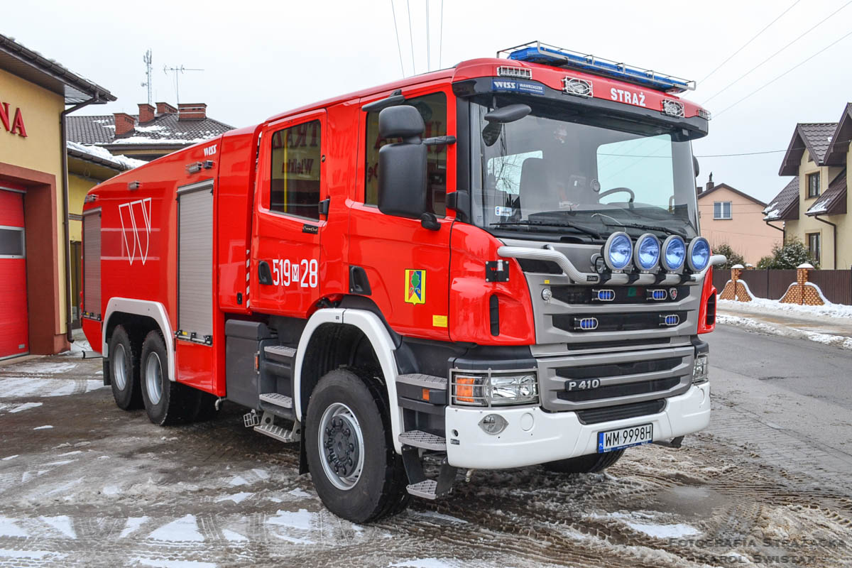 519[M]28 - GCBA 8,2/58,4 Scania P410/ISS Wawrzaszek - OSP Dębe Wielkie