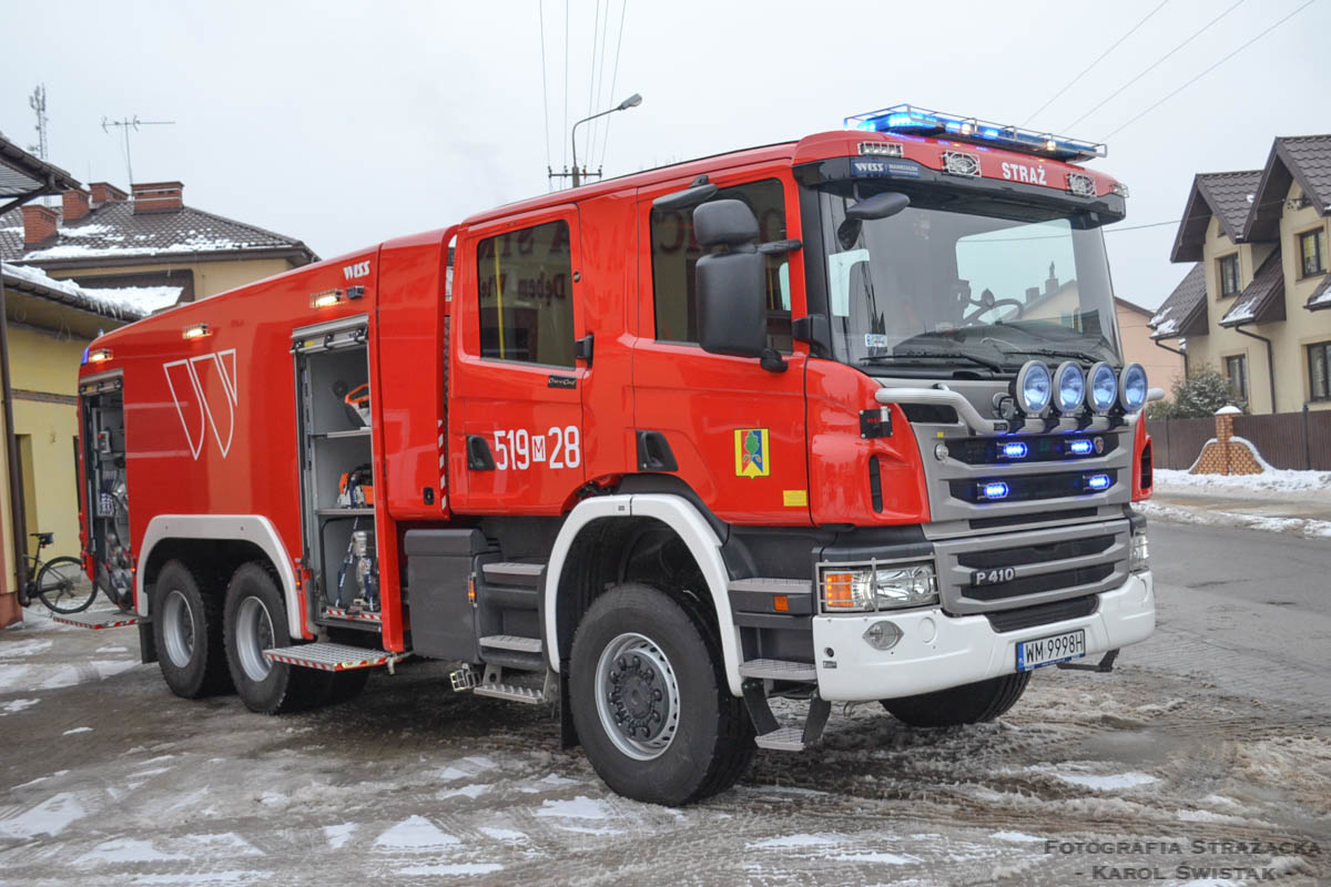 519[M]28 - GCBA 8,2/58,4 Scania P410/ISS Wawrzaszek - OSP Dębe Wielkie