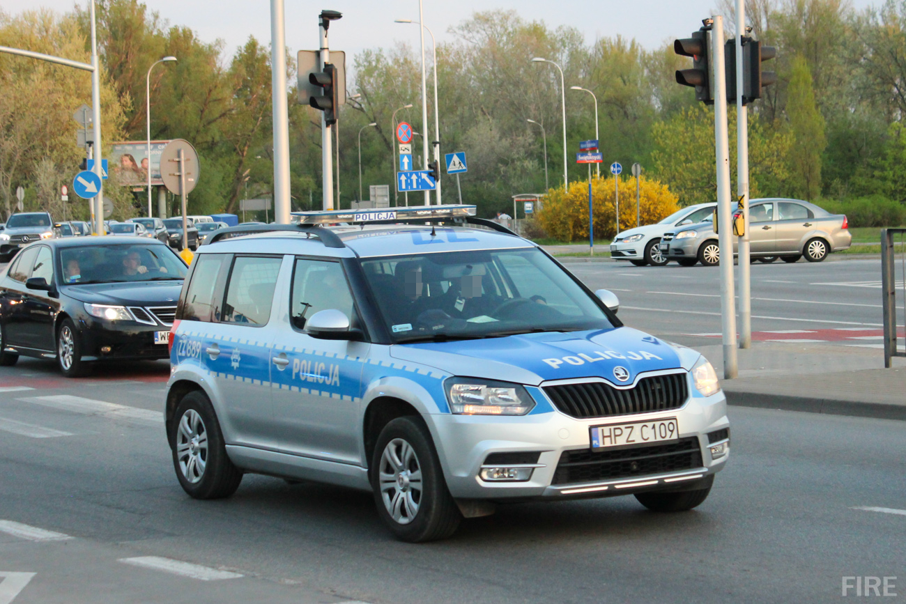 ZZ889 - Skoda Yeti - Komenda Stołeczna Policji