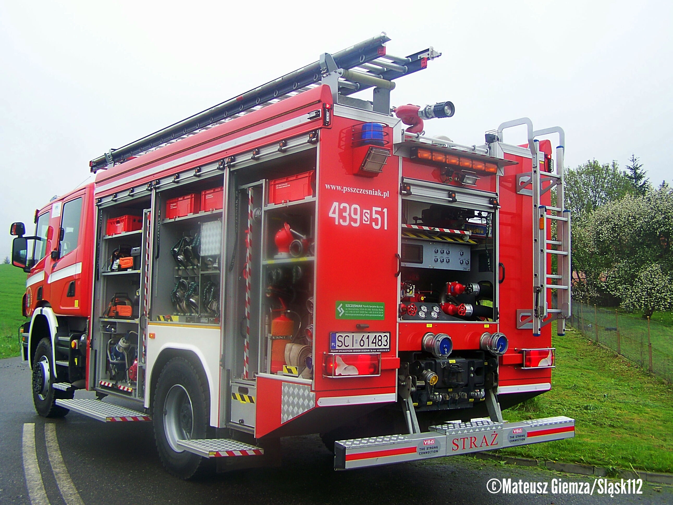 439[S]51 - GCBA 5/36 Scania P360/PS Szczęśniak - OSP Cieszyn Bobrek