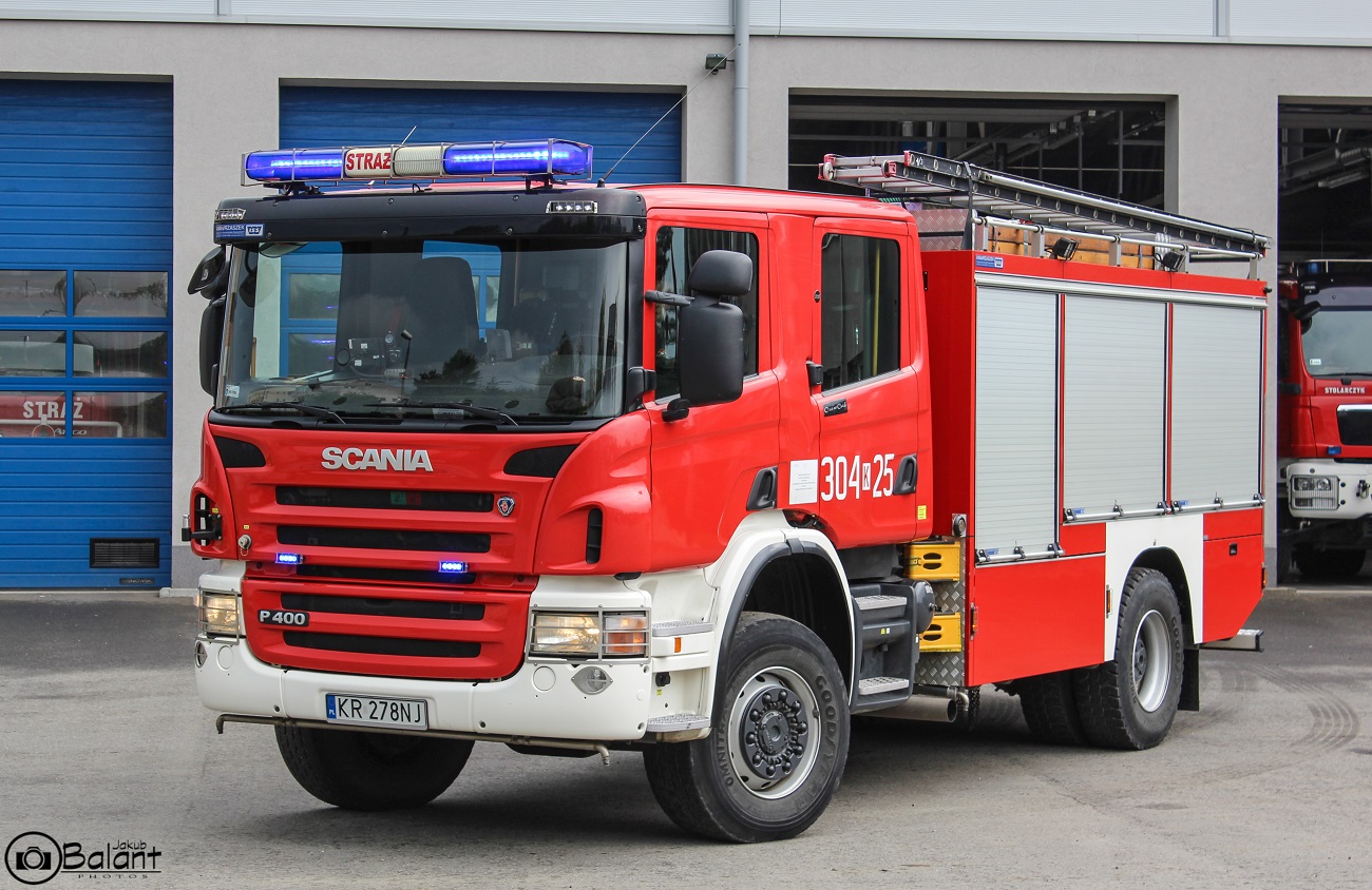 304[K]25 - GCBA 5/32 Scania P400/ISS Wawrzaszek - JRG 4 Kraków